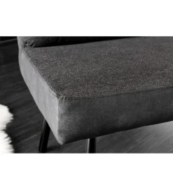 Ławka BIG GEORGE 160 cm welwet antracyt