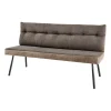 Ławka BIG GEORGE 160 cm welwet taupe brązowy