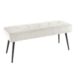 Ławka BOUTIQUE 100 cm beżowy sztruks