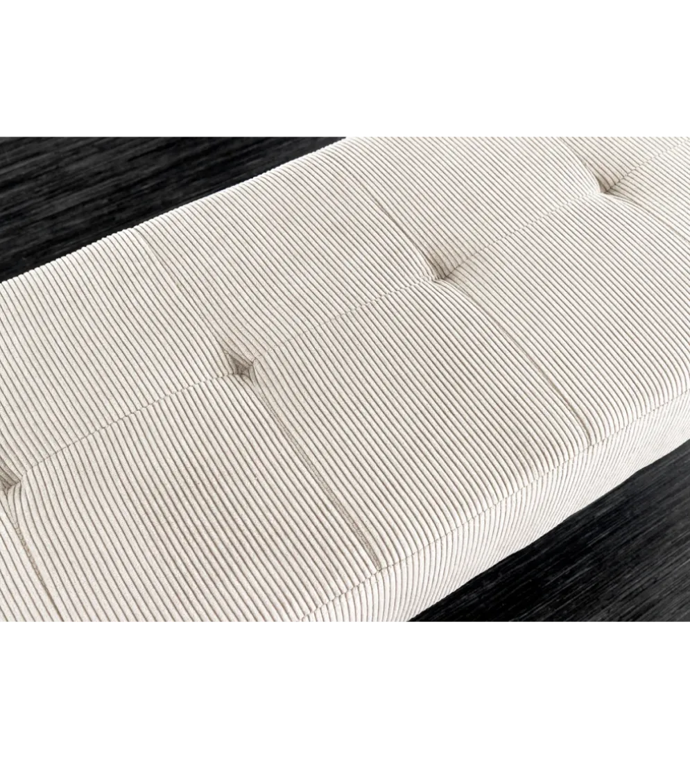 Ławka BOUTIQUE 100 cm beżowy sztruks
