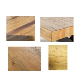 Ławka FACTORY Thor 200 cm drewno sosna brąz