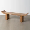 Ławka GALT 160 cm drewno mango naturalna