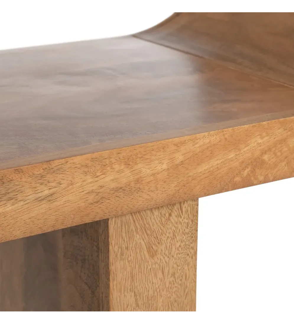 Ławka GALT 160 cm drewno mango naturalna