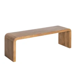 Ławka GALT 147 cm drewno mango naturalna