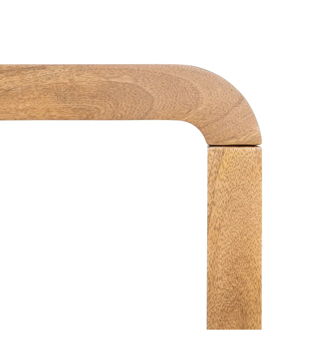 Ławka GALT 147 cm drewno mango naturalna