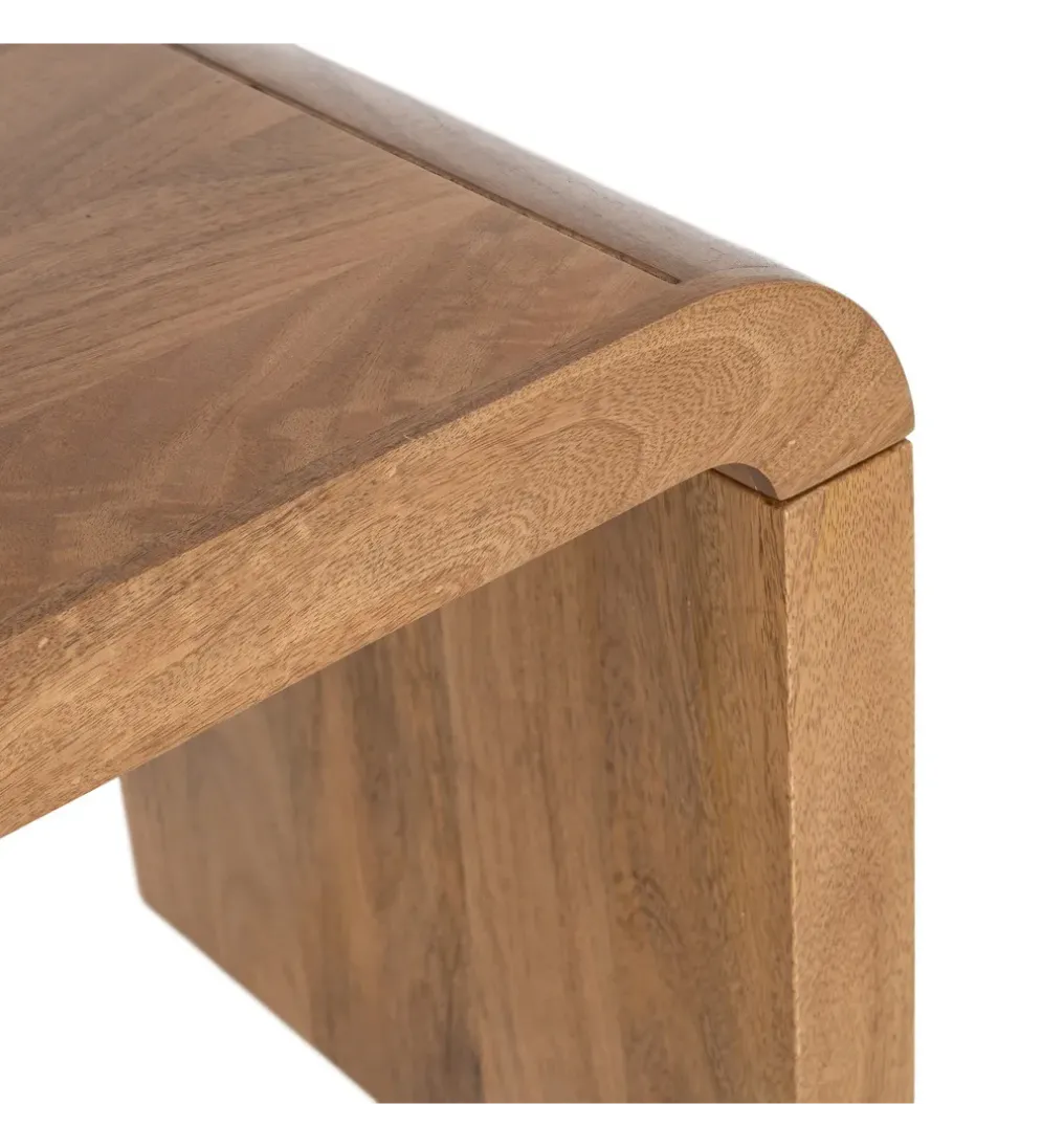 Ławka GALT 147 cm drewno mango naturalna