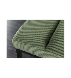Ławka OLIWIA II 80 cm sztruks zielona