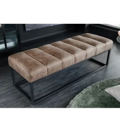 Ławka PETIT BEAUTÉ 110 cm szary taupe