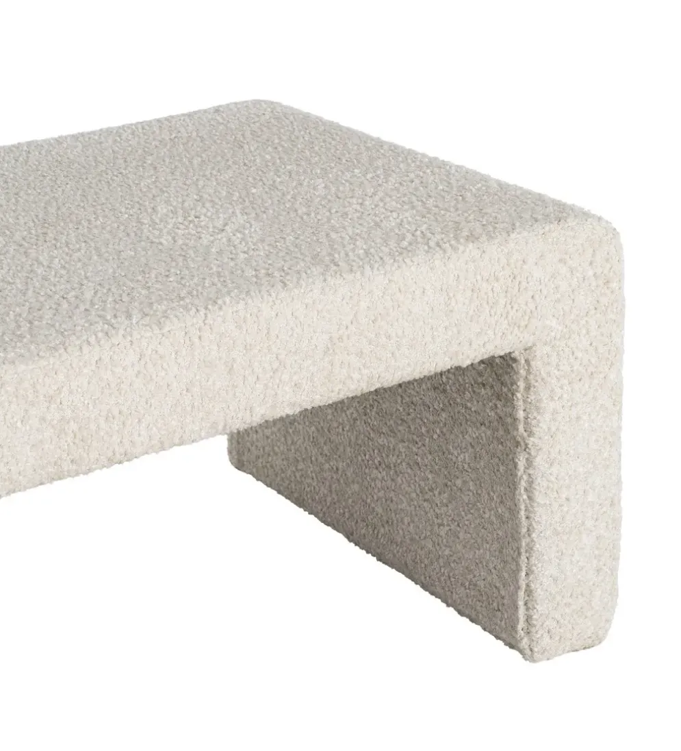 Ławka WESTEMA 90 cm kremowa