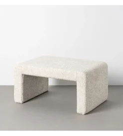 Ławka WESTEMA 90 cm kremowa