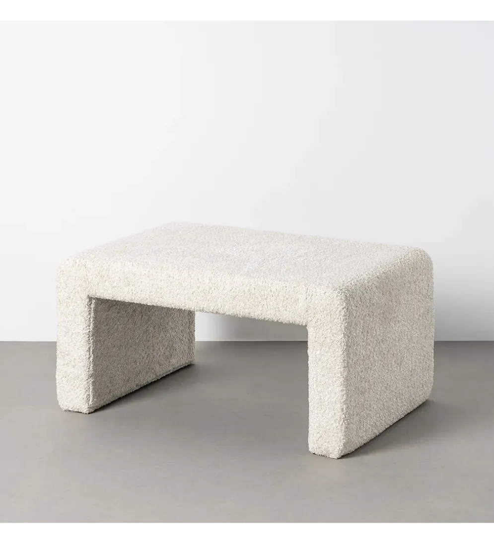 Ławka WESTEMA 90 cm kremowa