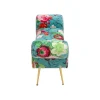 Ławka WING FLOWER FEVER 100 cm niebieska