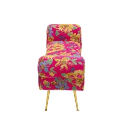 Ławka WING FLOWER FEVER 100 cm różowa