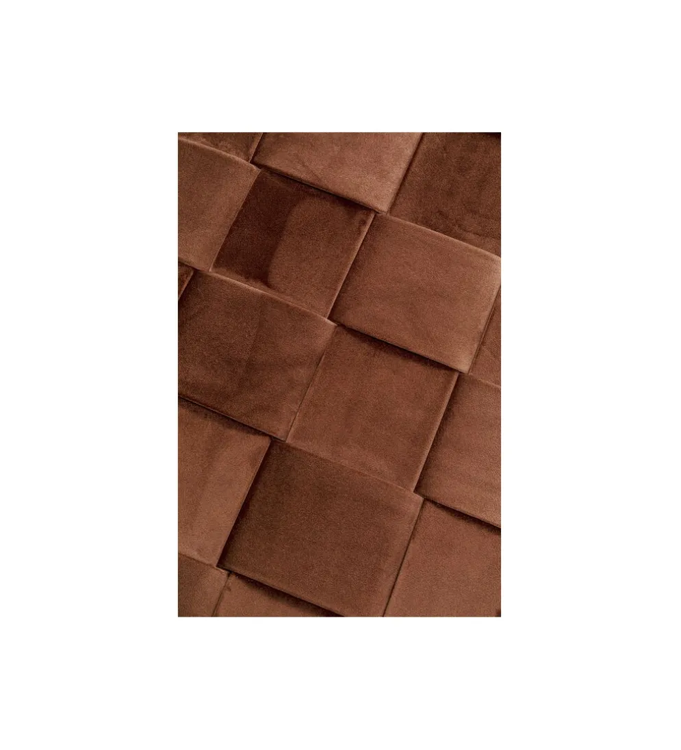 Ławka ze schowkiem WEAVE 121 cm mocca