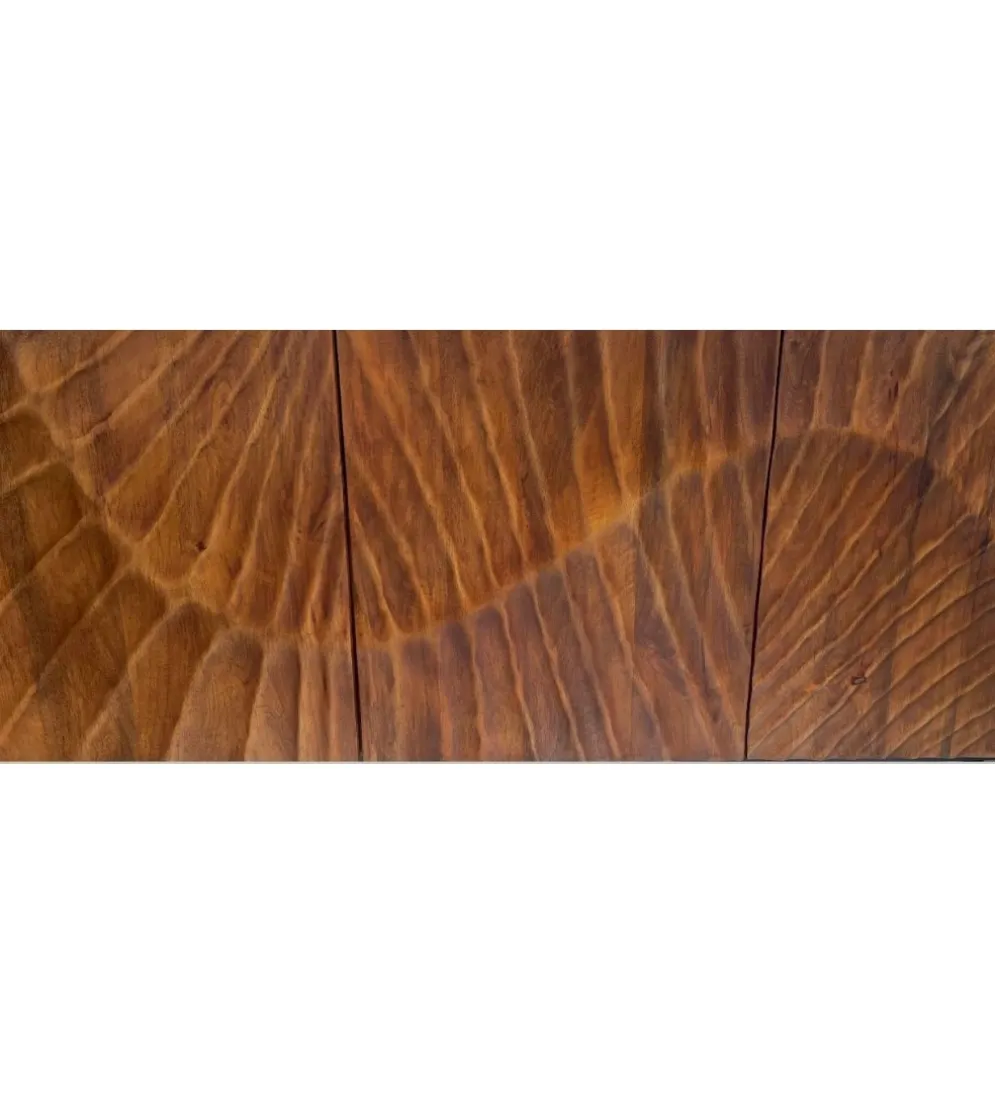 Barek komoda DAVIDE Scorpion 140 cm drewno mango brąz