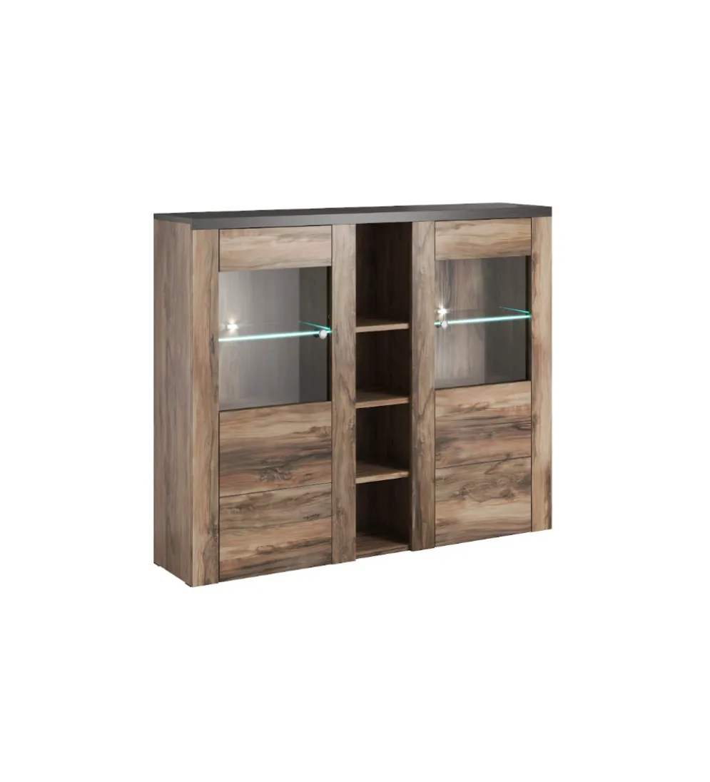 Barek LARONA 155 Cm O Wybarwieniu Satin Nussbaum z kolorem Touchwood