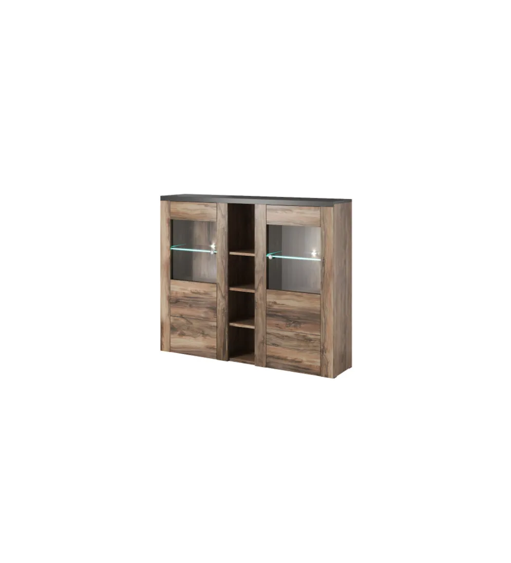 Barek LARONA 155 Cm O Wybarwieniu Satin Nussbaum z kolorem Touchwood