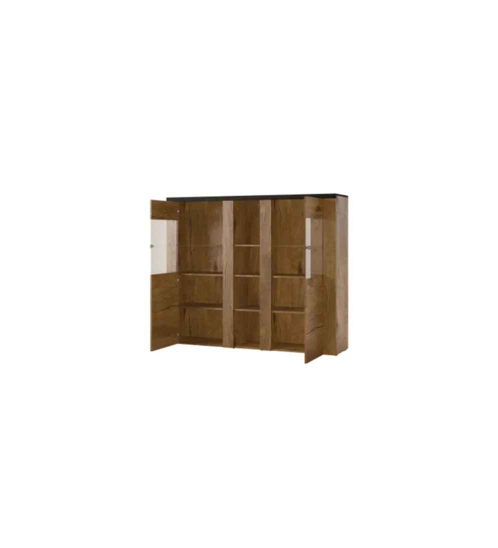 Barek LARONA 155 Cm O Wybarwieniu Satin Nussbaum z kolorem Touchwood