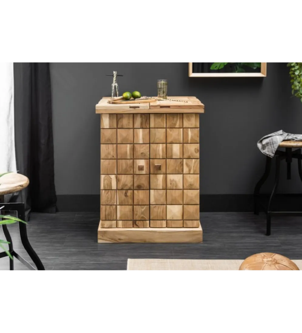 Barek Mosaico 130 cm drewno akacja