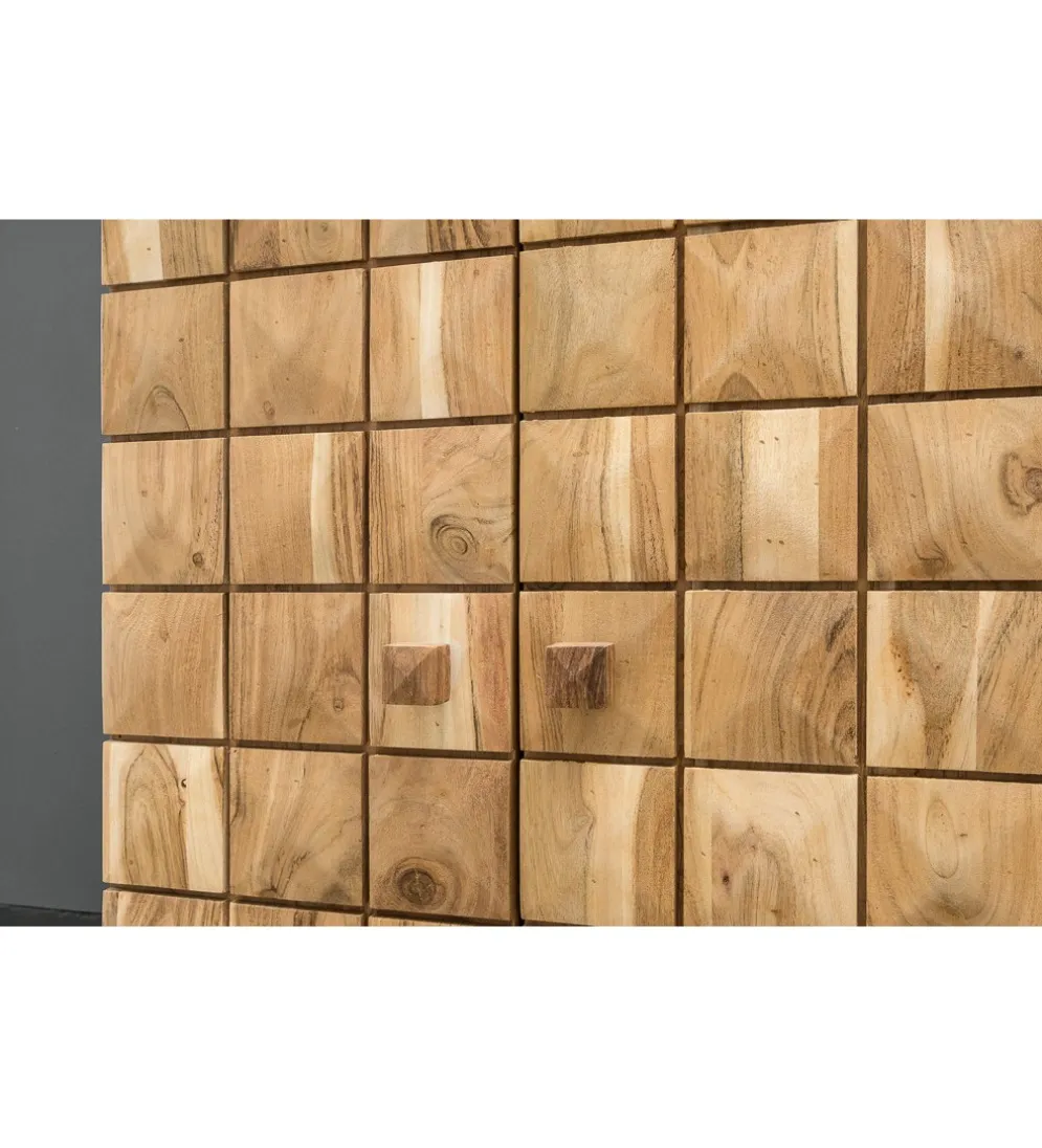 Barek Mosaico 130 cm drewno akacja
