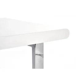 Biurko B30 120 cm biały chrom