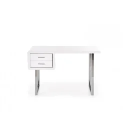 Biurko B30 120 cm biały chrom