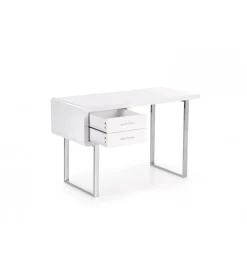 Biurko B30 120 cm biały chrom