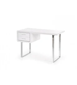 Biurko B30 120 cm biały chrom