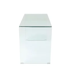 Biurko Clear Club 125 cm szklane
