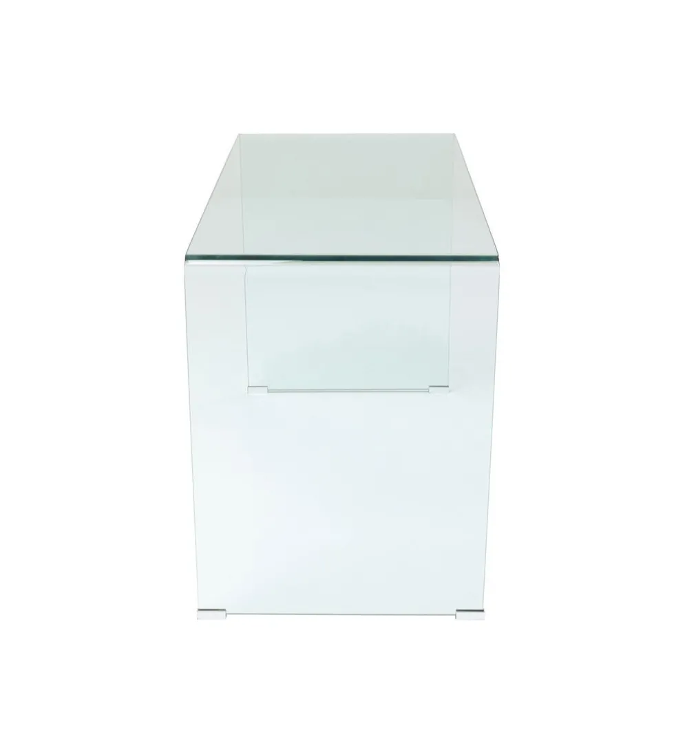 Biurko Clear Club 125 cm szklane
