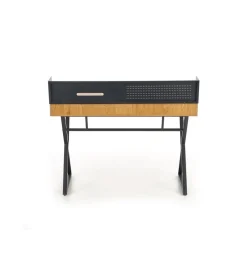 Biurko HERRERO 110 cm w optyce dębu złotego