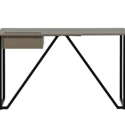 Biurko JULIUS 126 cm drewno sosny szary