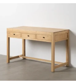 Biurko MEGANY 130 cm drewno mindi