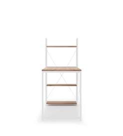 Biurko NARVIK 120 cm w kolorze biały dąb sonoma