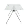 Biurko Officia 160 cm szklane