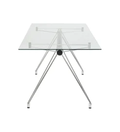 Biurko Officia 160 cm szklane