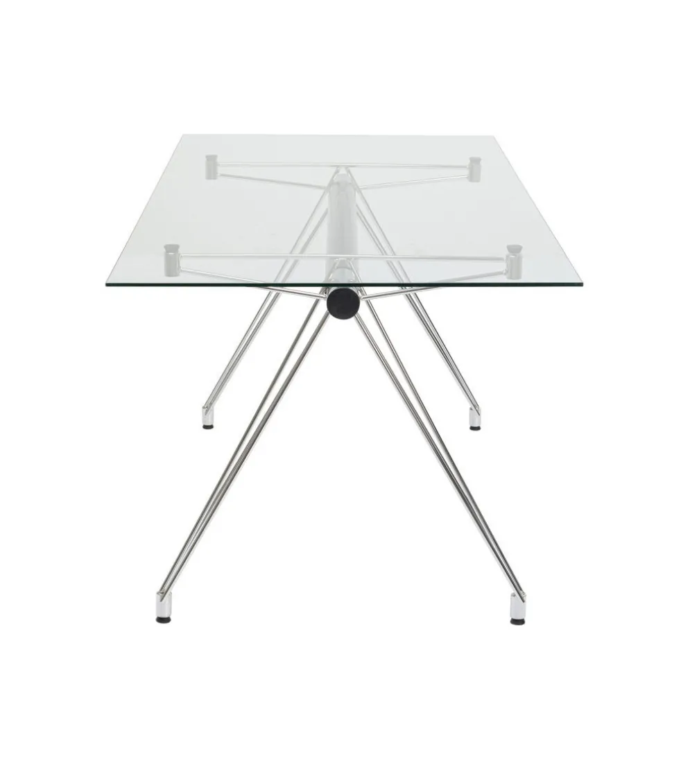 Biurko Officia 160 cm szklane