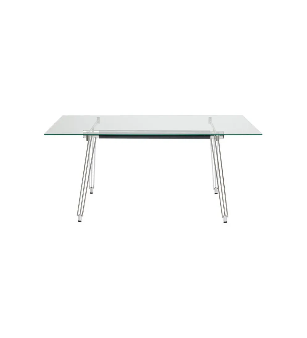 Biurko Officia 160 cm szklane