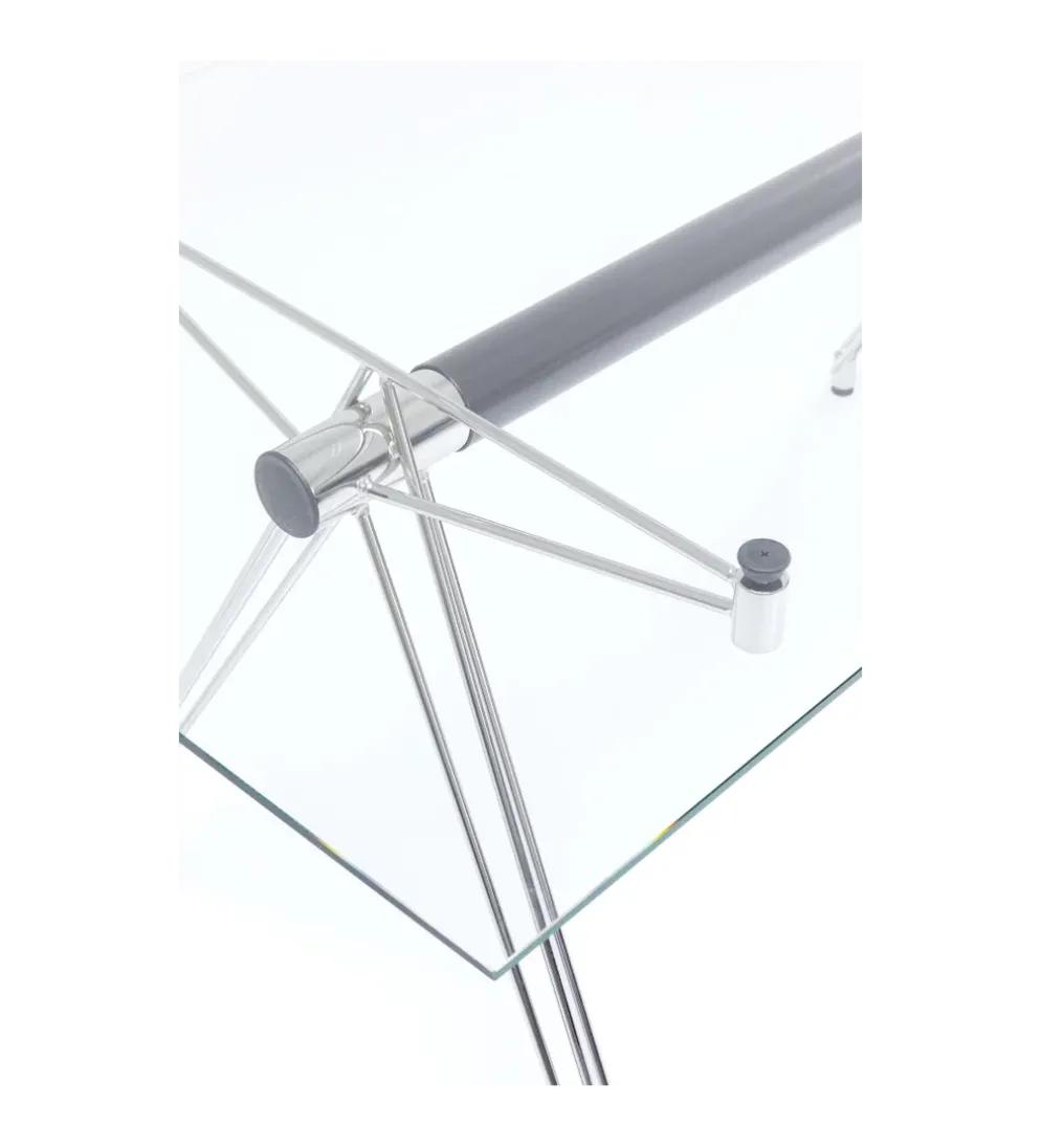 Biurko OFFICIA 160 x 80 cm szklane