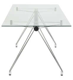 Biurko OFFICIA 160 x 80 cm szklane