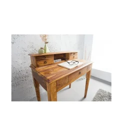 Biurko PRIMA Hemingway 90 cm drewno Sheesham