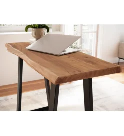 Biurko TRUDA 118 cm drewno akacja