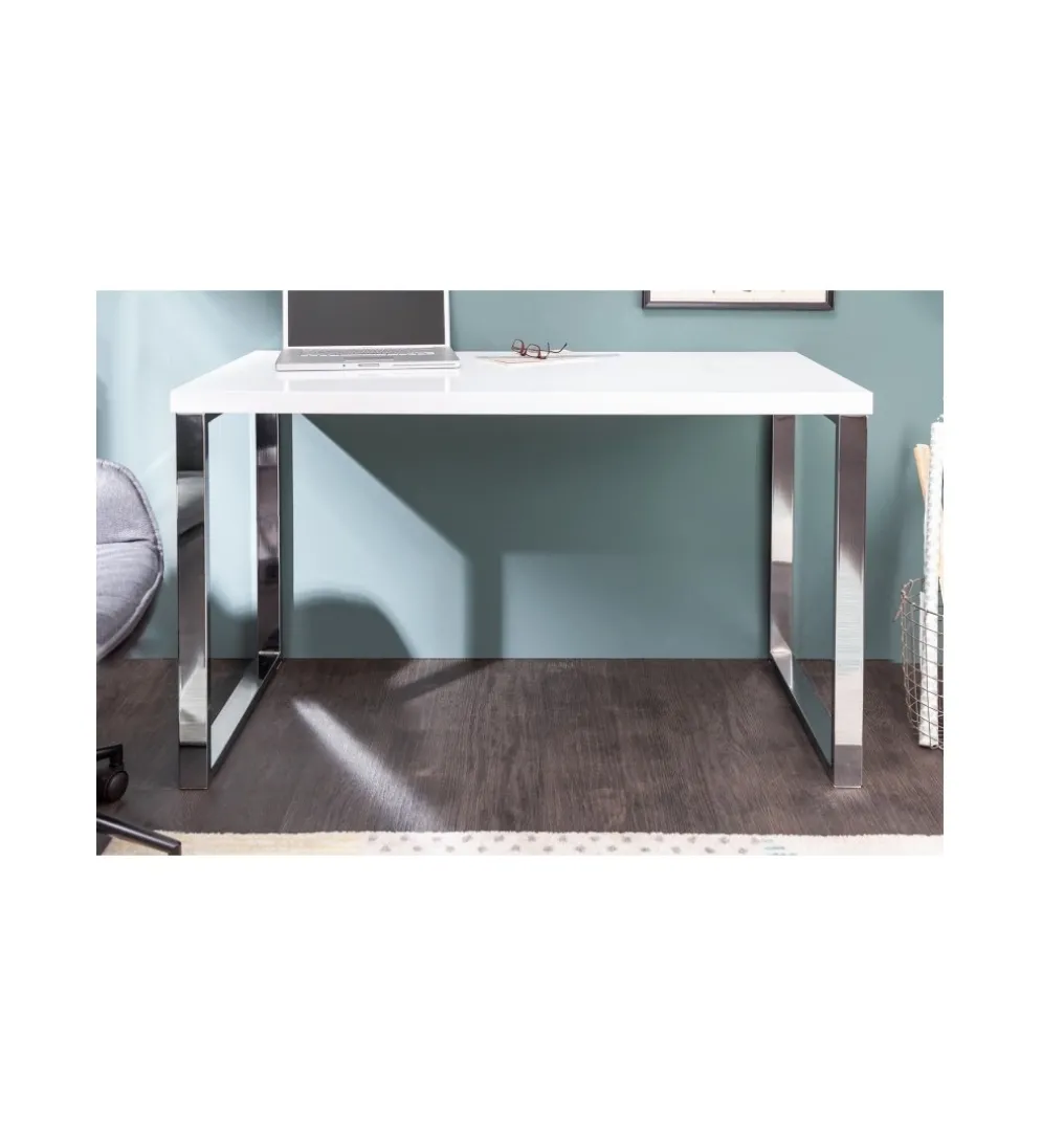 Biurko White Desk 120 cm białe