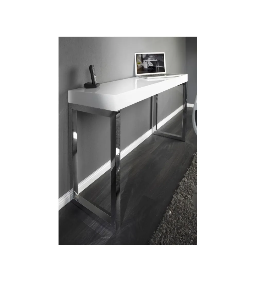 Biurko White Desk 120 cm białe