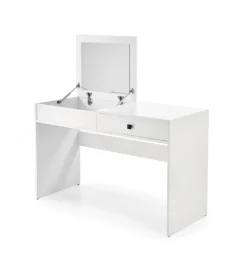 Biurko z toaletka MEGAN 120 cm biały mat