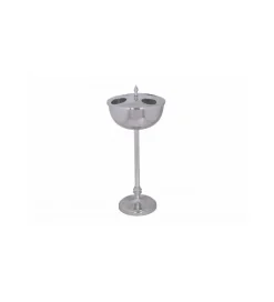 Chłodziarka na wino Royal 34 cm srebrna