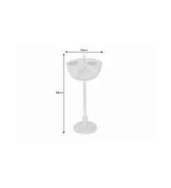 Chłodziarka na wino Royal 34 cm srebrna