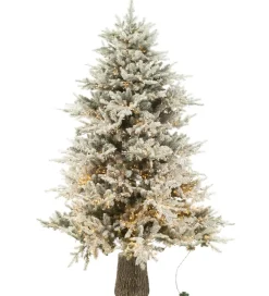 Choinka sztuczna 3000 Led sztuczny śnieg  XAMS 210 cm biała