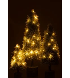 Choinka XMAS LED 60 cm zielona ośnieżona