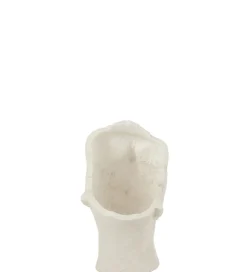 Donica DAVID CLAY 38 cm biała